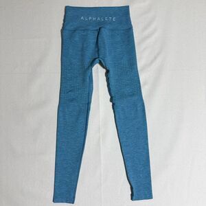 Alphalete Halo Athletics Leggings In Vivid Blue Compression Size Small